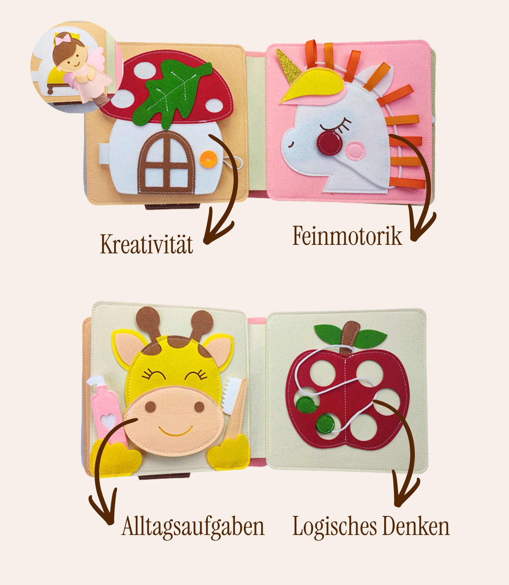 Amiti Tutati's Montessori Quiet Book