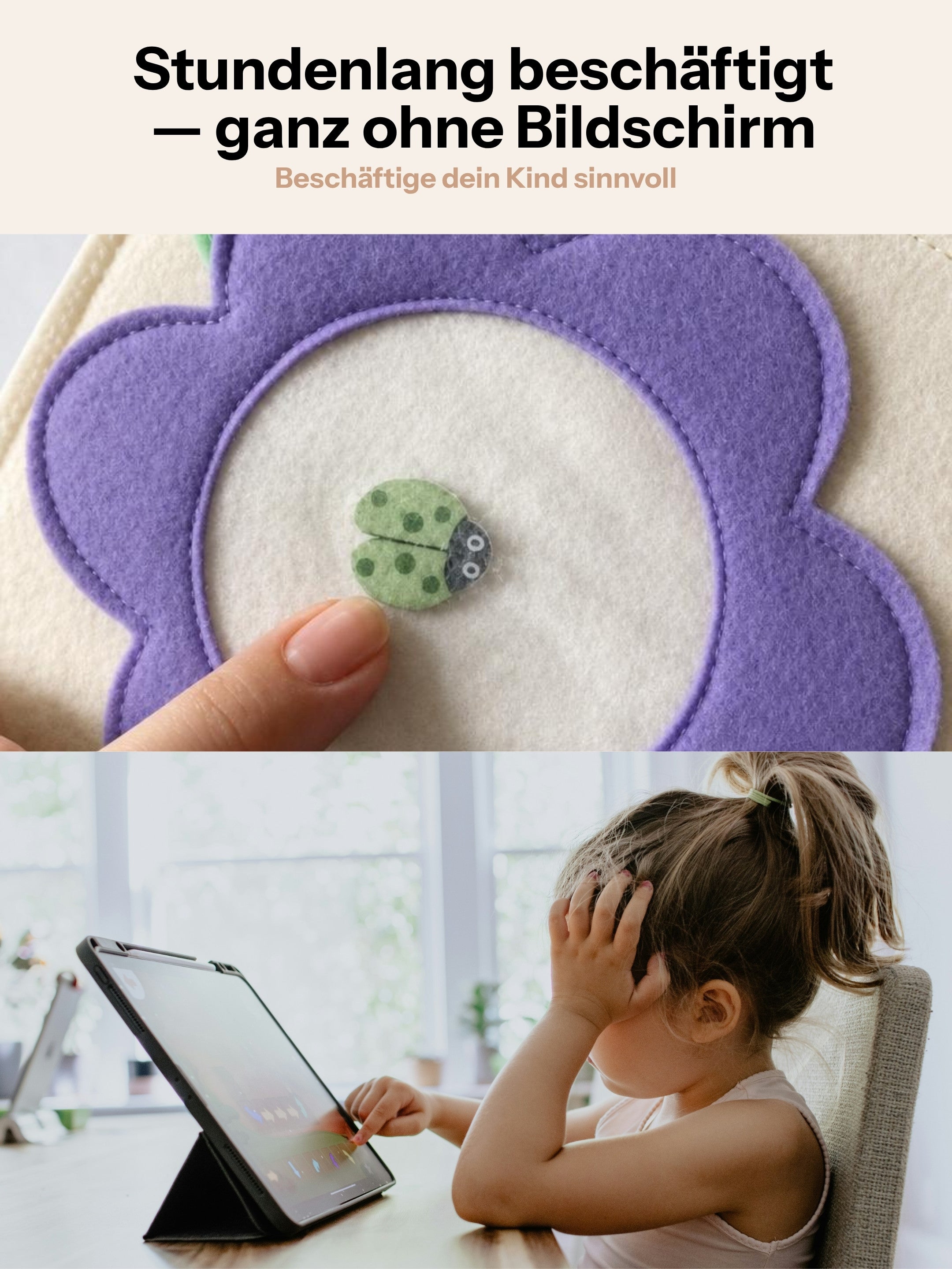 Quiet Book für Babys — ab 6 Monate