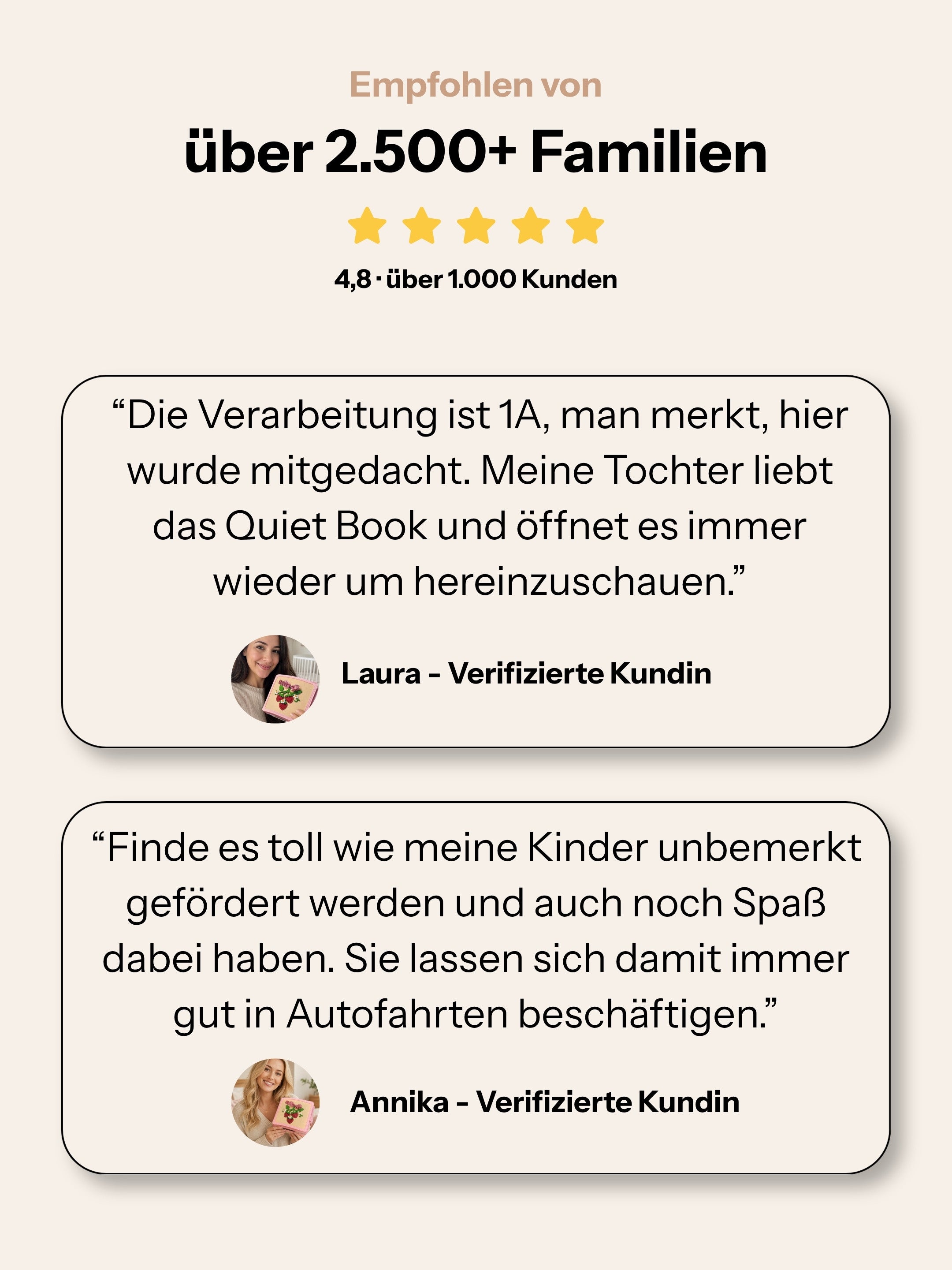 Quiet Book für Babys — ab 6 Monate