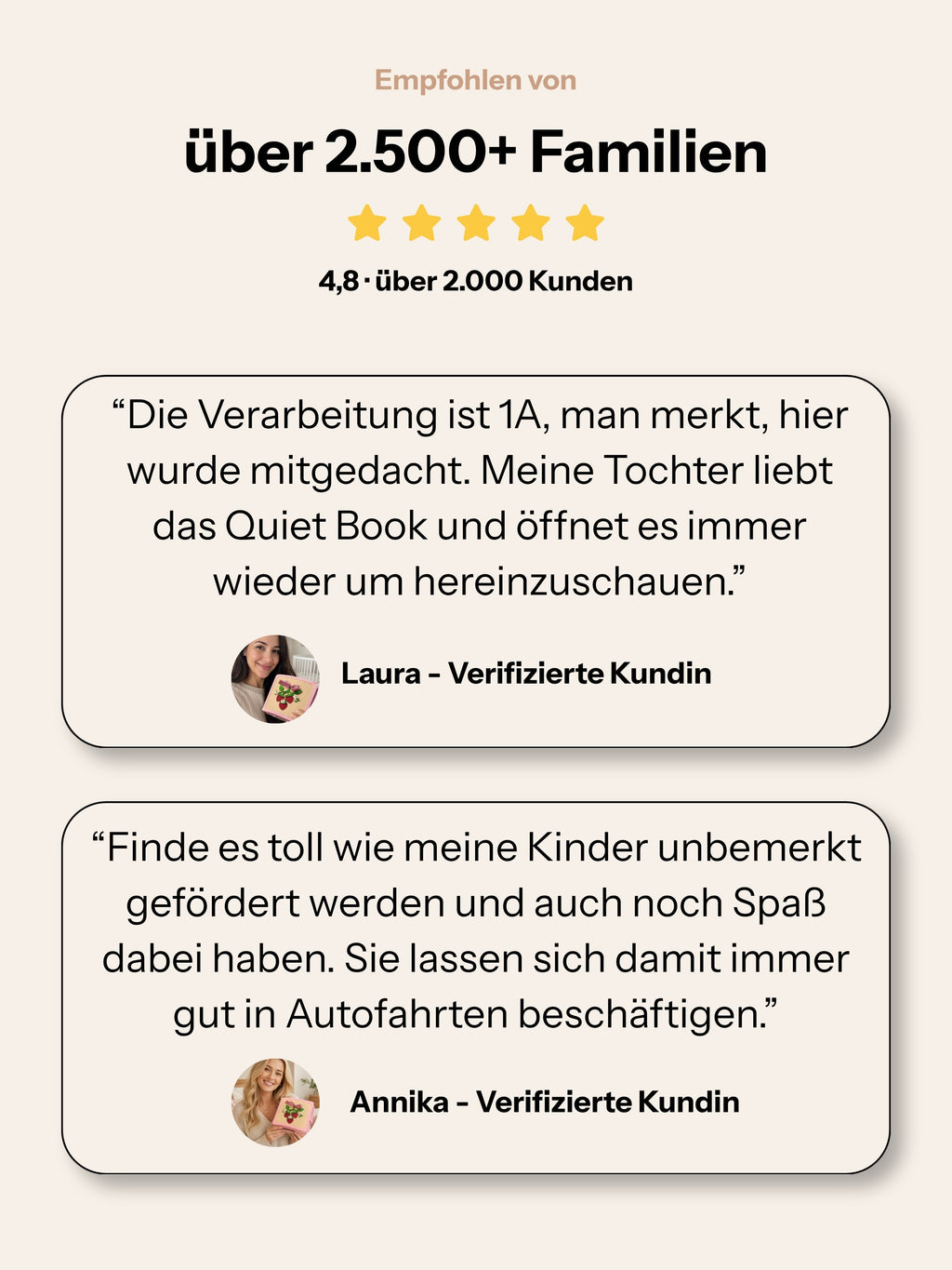 Mein erstes Quiet Book — ab 12 Monaten