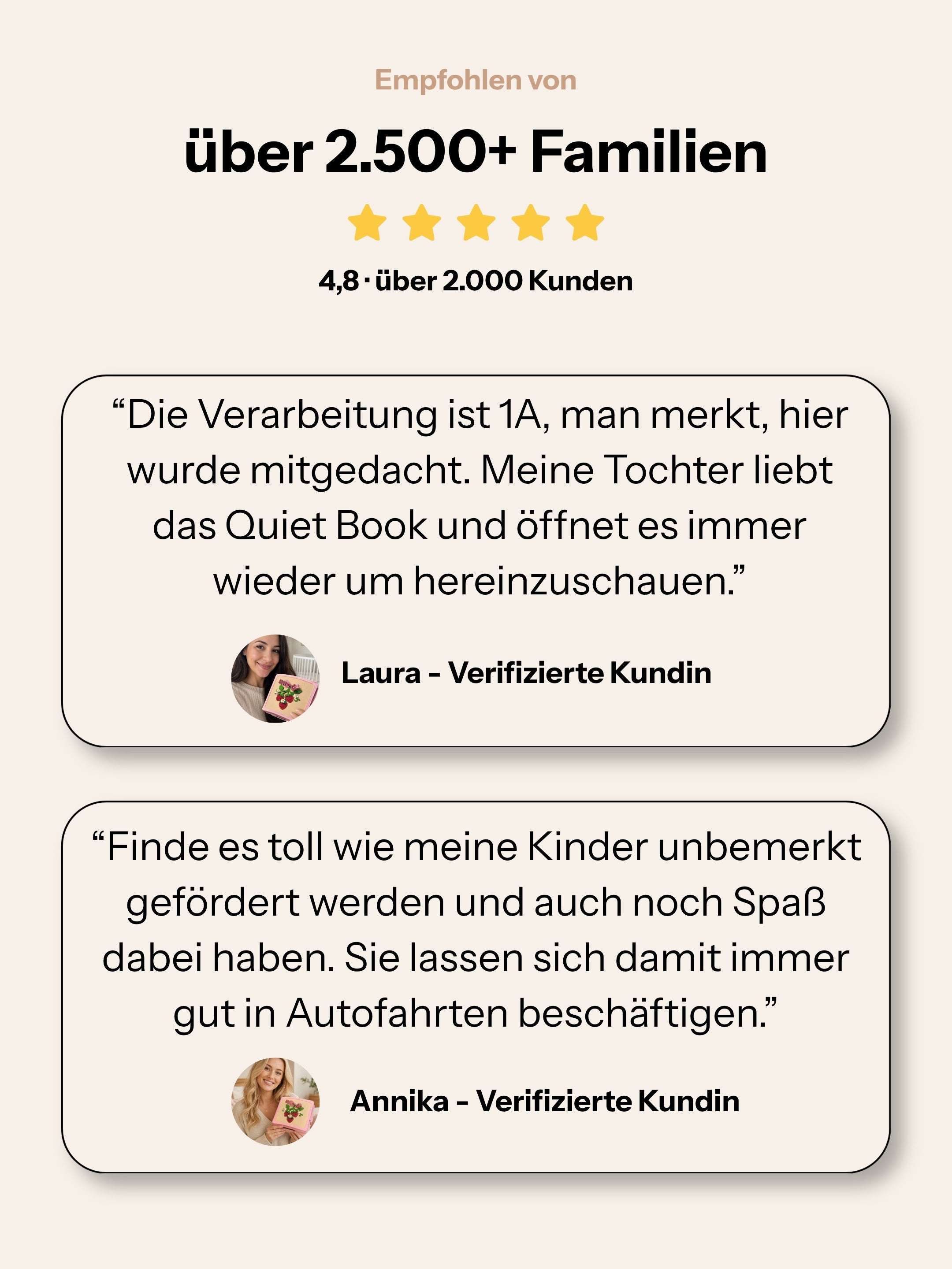 Mein erstes Quiet Book — ab 12 Monaten